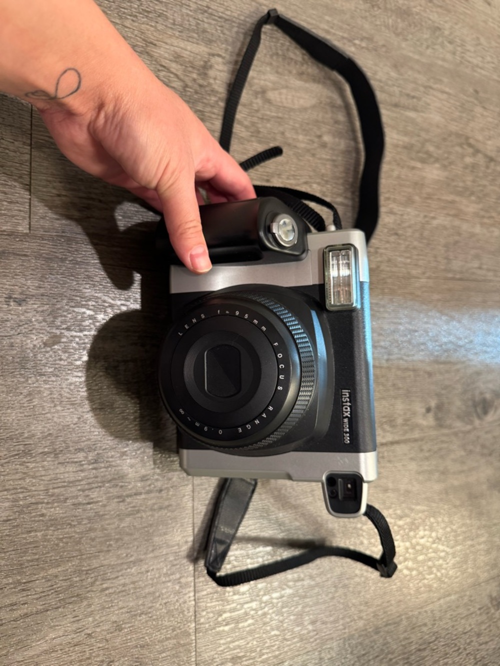Fujifilm Instax Wide Instant Camera - Black & Silver